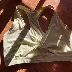 Gymshark Whitney Simmons Volume 4 Collection: Mesh Sports Bra in Sea Kelp